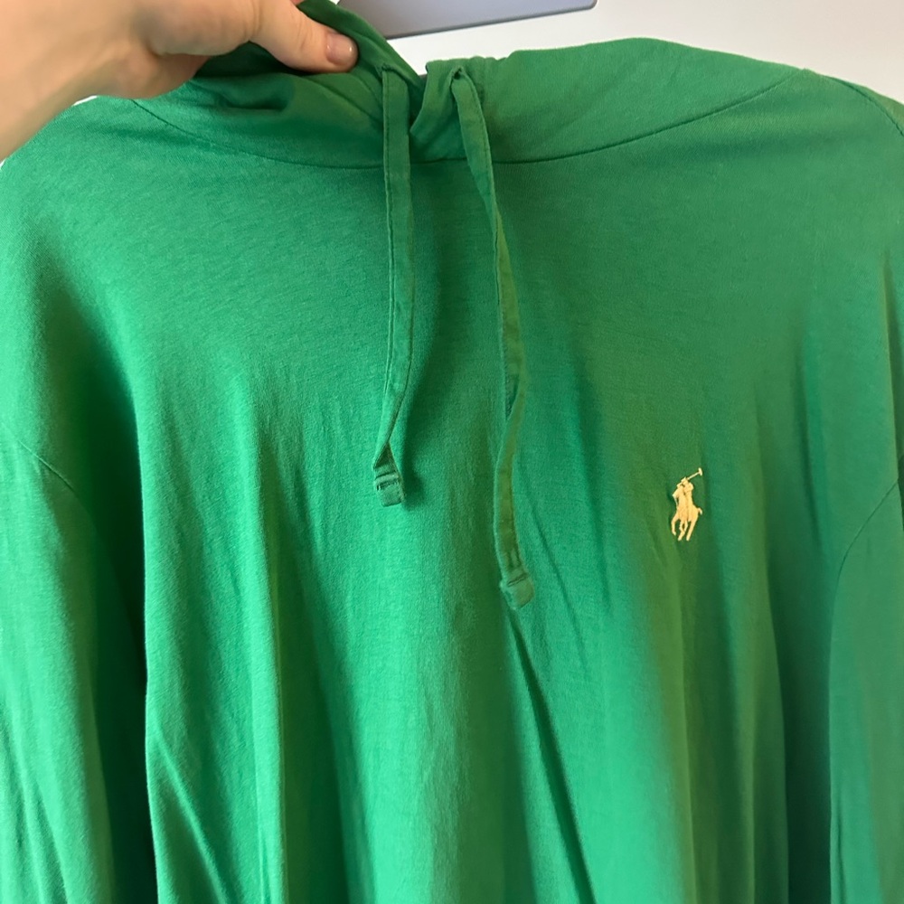 Green Shirt Hoodie by Polo